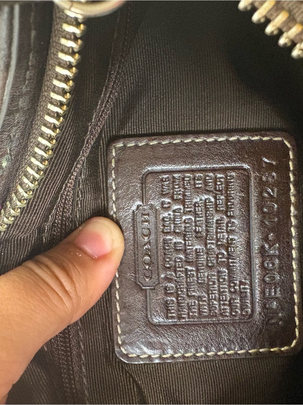 Y2K Coach Hampton Striped Python 🤍 - Picture 8 of 8